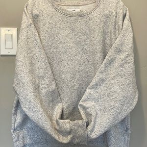 SOLD TNA Cozy Fleece Boyfriend Crew Sweatshirt